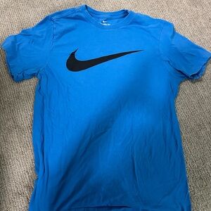 Nike light blue Mens T shirt